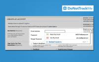 DoNotTrackMe for Chrome 3.2.1116 screenshot. Click to enlarge!