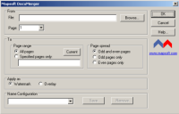 DocuMerger 1.5 screenshot. Click to enlarge!