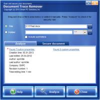 Document Trace Remover 3.5 screenshot. Click to enlarge!