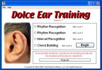 Dolce Ear Training 1.9.6 screenshot. Click to enlarge!