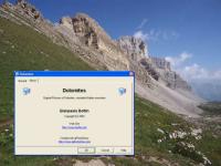 Dolomites Screen Saver 1.1 screenshot. Click to enlarge!