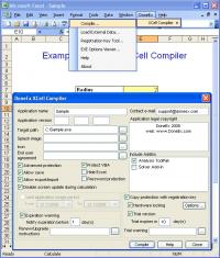 DoneEx XCell Compiler 2.4.0.1 screenshot. Click to enlarge!