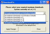 DownloadFix Download Manager 1.1 screenshot. Click to enlarge!
