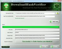 DownloadHashVerifier 3.5 screenshot. Click to enlarge!