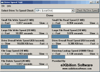 Drive Speed Checker 1.6 screenshot. Click to enlarge!