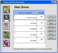 DriveCrypt Plus Pack 3.9 screenshot. Click to enlarge!