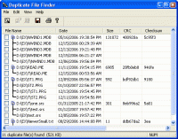 Duplicate File Finder Portable 3.5 screenshot. Click to enlarge!