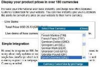 Dynamic Currency Conversion by preCharge 1.0 screenshot. Click to enlarge!