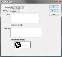 Dynamic Text for Dreamweaver 1.0.0 screenshot. Click to enlarge!