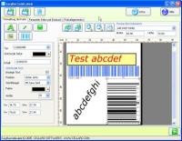 EASYBARCODELABEL 1.28 screenshot. Click to enlarge!