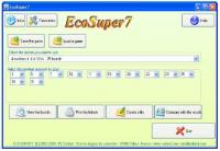 ECOSUPER7 1.21 screenshot. Click to enlarge!
