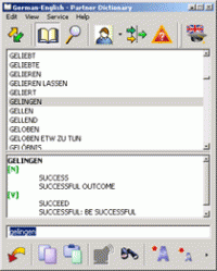ECTACO English <-> German Talking Partner Dictionary for Windows 2.2.13 screenshot. Click to enlarge!