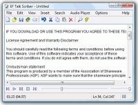 EF Talk Scriber 4.20 screenshot. Click to enlarge!