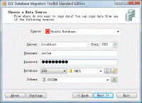 ESF Database Migration Toolkit Standard 9.0.25 screenshot. Click to enlarge!
