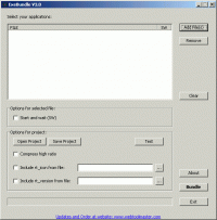 EXE Bundle 3.16 screenshot. Click to enlarge!