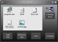 EXE Joiner 1.20.9 screenshot. Click to enlarge!