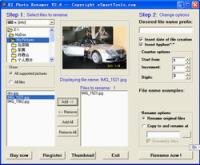 EZ Photo Renamer 2.5 screenshot. Click to enlarge!