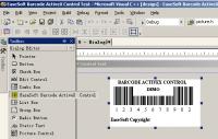 EaseSoft Barcode ActiveX Control 3.5 screenshot. Click to enlarge!