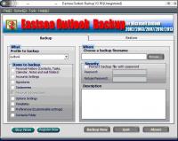 Eastsea Outlook Backup 2.90 screenshot. Click to enlarge!