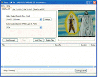Easy AVI/VCD/DVD/MPEG Converter 1.15 screenshot. Click to enlarge!