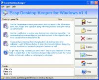 Easy Desktop Keeper 10.0 screenshot. Click to enlarge!