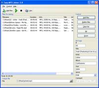 Easy MP3 Joiner 2.9 screenshot. Click to enlarge!