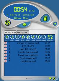 Easy MP3 Wav Converter 2.5.2 screenshot. Click to enlarge!