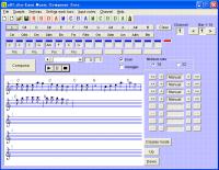 Easy Music Composer Free 9.95 screenshot. Click to enlarge!