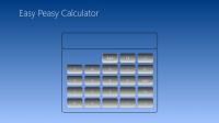 Easy Peasy Calculator for Windows 8 0.1.0.1 screenshot. Click to enlarge!
