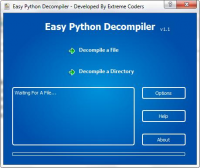 Easy Python Decompiler 1.1 screenshot. Click to enlarge!