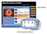 Easy Screensaver Creator-Express 2.3 screenshot. Click to enlarge!