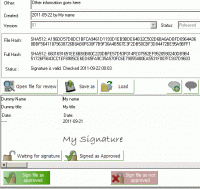 Easy Signature 1.46 screenshot. Click to enlarge!