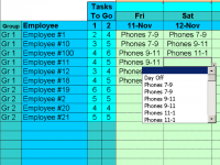Easy Task Schedules with Excel 1.37 screenshot. Click to enlarge!