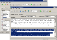 Easy Text To HTML Converter 3.0.0 screenshot. Click to enlarge!