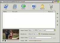 Easy Video to iPod/MP4/PSP/3GP Converter 1.5.8 screenshot. Click to enlarge!