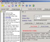 EasyWare Shopping Cart 5.001 screenshot. Click to enlarge!