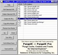 EditURLs 2.02 screenshot. Click to enlarge!