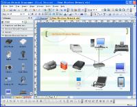 Edraw Network Diagram 7 screenshot. Click to enlarge!