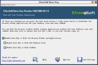 EfreeSoft Boss Key 3.30 screenshot. Click to enlarge!