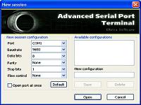 Eltima Serial Port Terminal 5.0 screenshot. Click to enlarge!