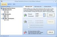 Eltima Virtual Serial Port Driver 6.9 screenshot. Click to enlarge!