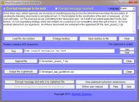 Email Encryption End-to-End 9.59 screenshot. Click to enlarge!