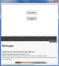 Email Scraper Wizard 2.3 screenshot. Click to enlarge!
