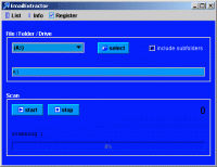 EmailExtractor 7 screenshot. Click to enlarge!