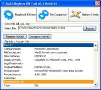 Emsa Register Dll Tool 1.0.48 screenshot. Click to enlarge!