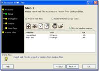 Encrypt HTML Pro 3.2 screenshot. Click to enlarge!