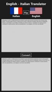 English Italian Translator for Windows 8 1.0.0.2 screenshot. Click to enlarge!