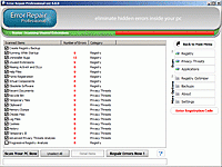 Error Repair Professional 4.23 screenshot. Click to enlarge!