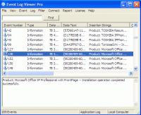 Event Log Viewer Pro 2.0 screenshot. Click to enlarge!
