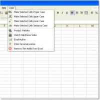 Excel Change Case To Proper, Upper, Lower & Sentence Software 7.0 screenshot. Click to enlarge!